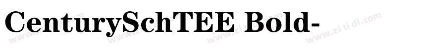 CenturySchTEE Bold字体转换 CenturySchTEE Bold字体转换